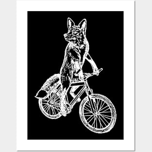 SEEMBO Fox Cycling Bicycle Bicycling Cyclist Biking Fun Bike Posters and Art